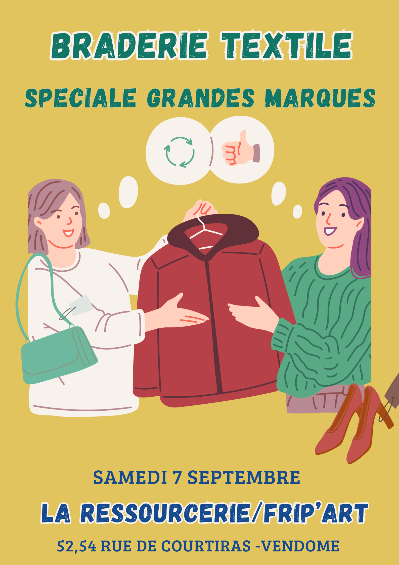 Braderie textile spéciale grandes marques